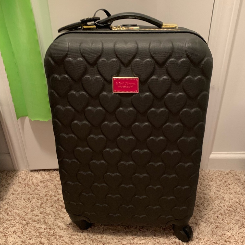 Betsey Johnson carryon hardshell luggage